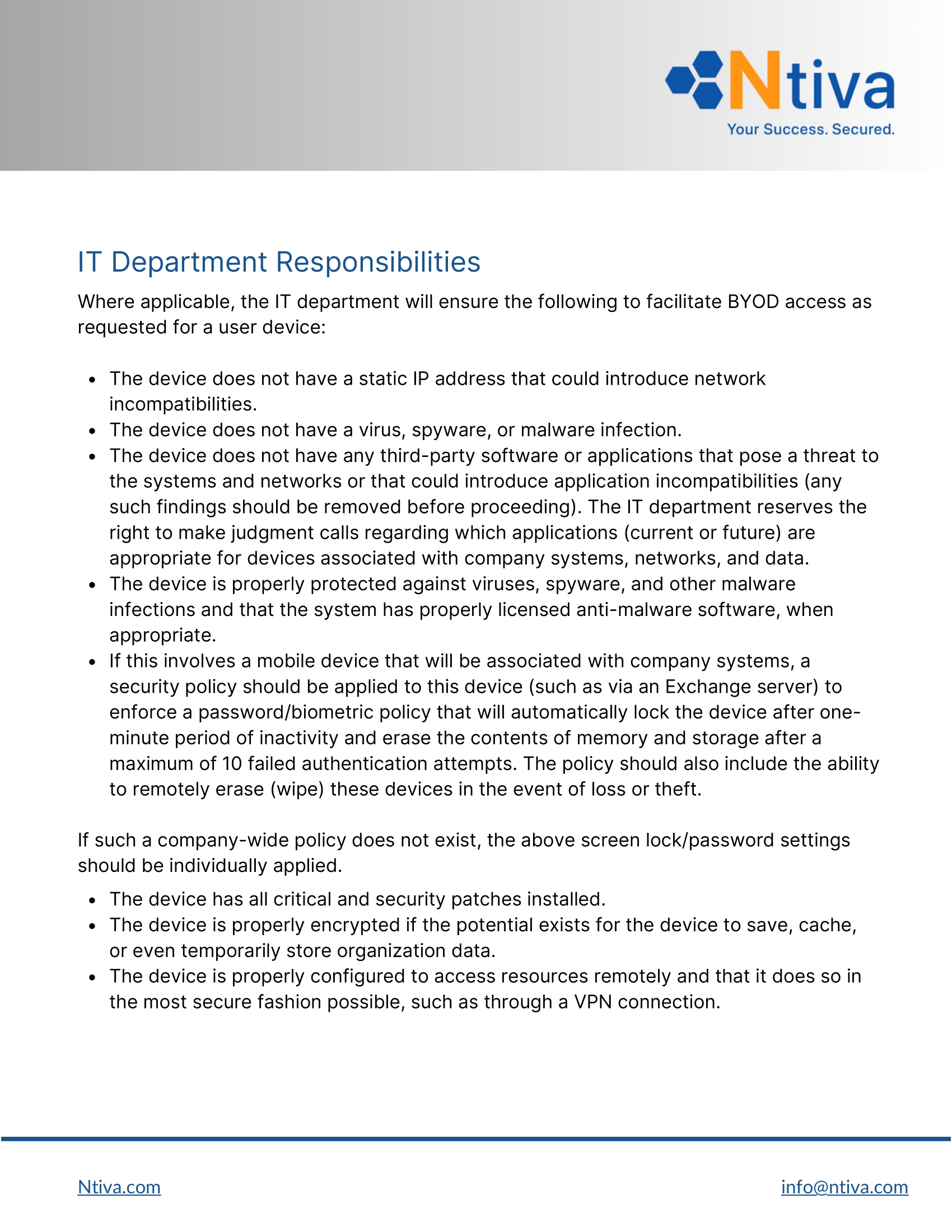 Ntiva Sample BYOD Policy Template 2024-5
