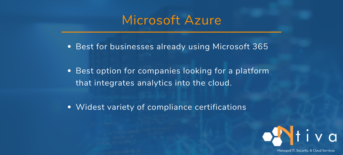 Azure vs AWS LIST 1