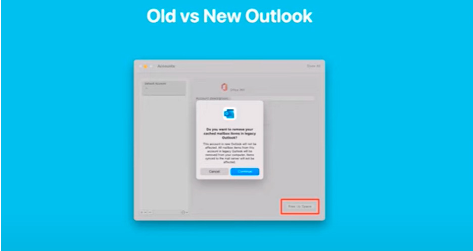 Old vs New Outlook
