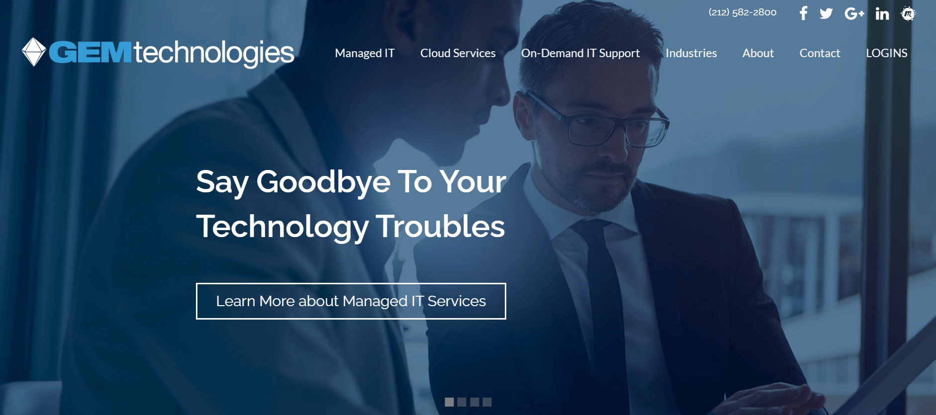 GEM Technologies homepage