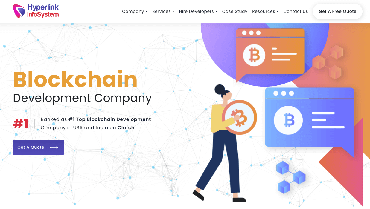 Hyperlink Infosystem homepage: Blockchain, Mobile App, Web, Metaverse, and AI Development Company