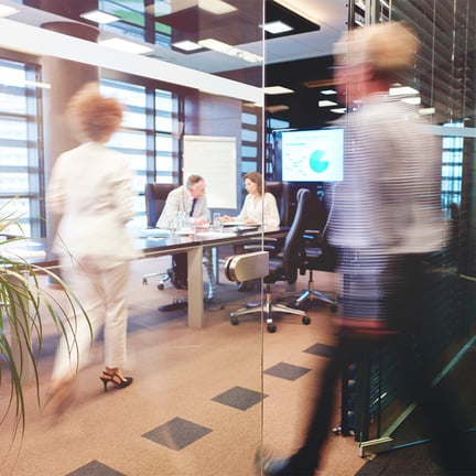 Fast paced environment in company