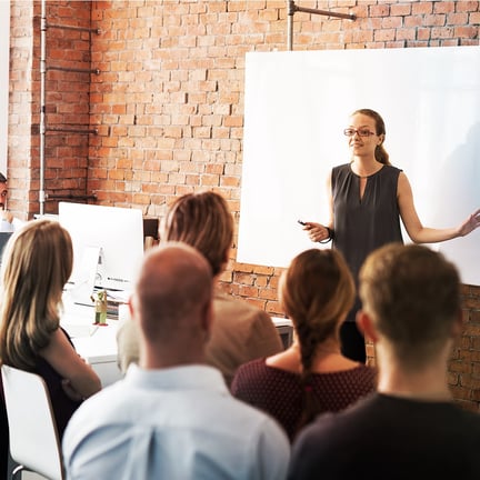 Business Team IT Career Training Listening Meeting Concept