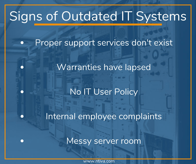 Outdated IT infographic