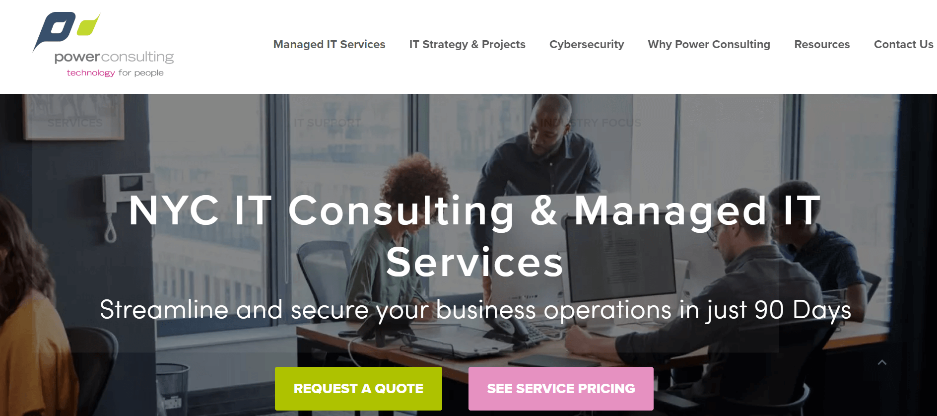 Power Consulting homepage