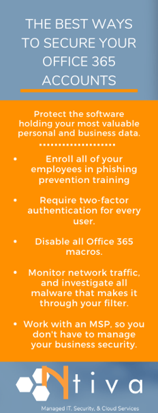 How To Secure Office 365 Infographic