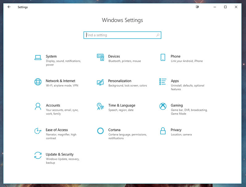 SettingSearch