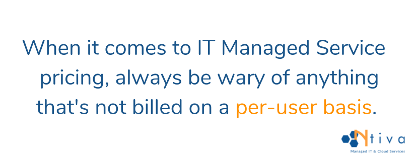 IT Managed Services Pricing