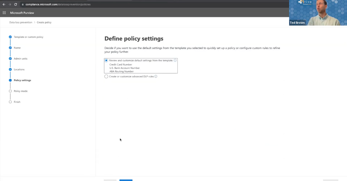 policy settings
