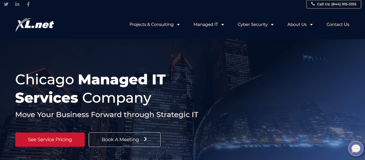 XL.net homepage: Chicago Managed IT Services Company