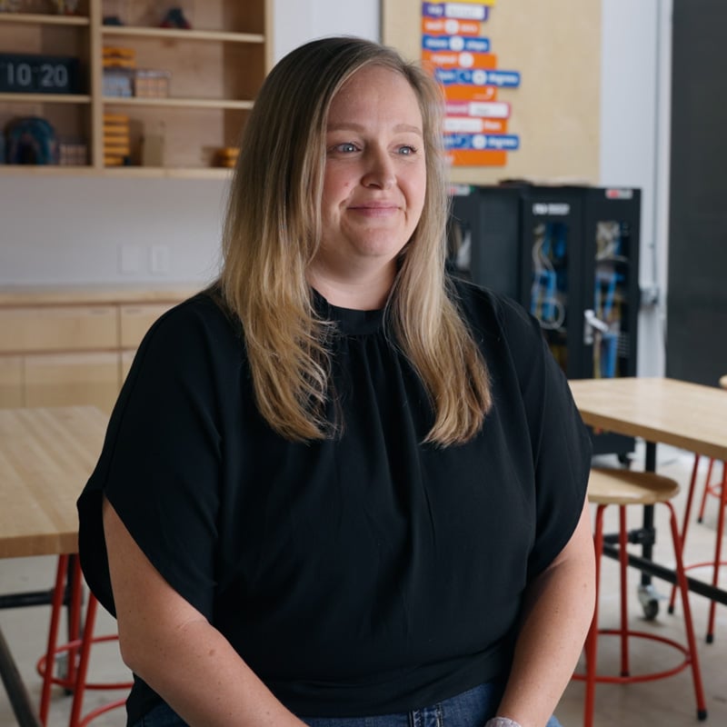 Megan Shpak with KID Museum