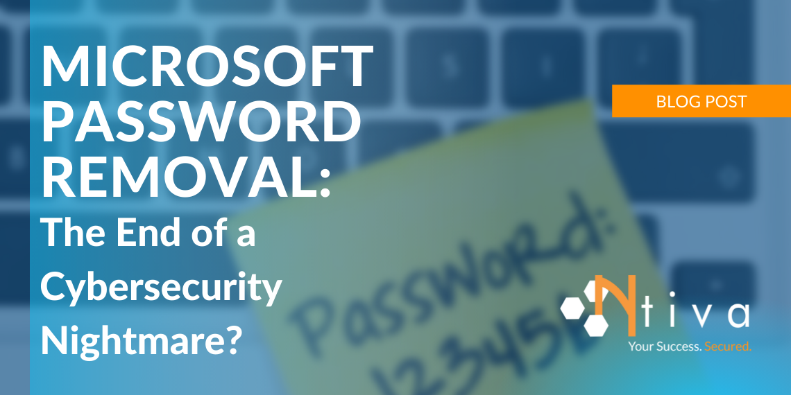 Microsoft Password Removal: The End of a Cybersecurity Nightmare?